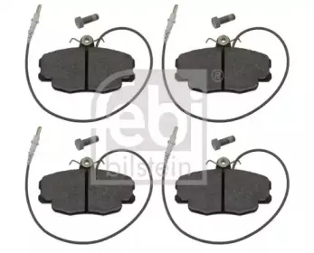 16369 FEBI BILSTEIN Комплект тормозных колодок, дисковый тормоз 16369 FEBI BILSTEIN Комплект тормозных колодок, дисковый тормоз