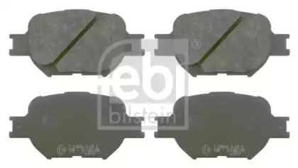 16578 FEBI BILSTEIN Комплект тормозных колодок, дисковый тормоз 16578 FEBI BILSTEIN Комплект тормозных колодок, дисковый тормоз