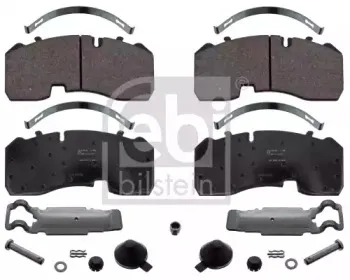 16607 FEBI BILSTEIN Комплект тормозных колодок, дисковый тормоз 16607 FEBI BILSTEIN Комплект тормозных колодок, дисковый тормоз