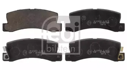 16743 FEBI BILSTEIN Комплект тормозных колодок, дисковый тормоз 16743 FEBI BILSTEIN Комплект тормозных колодок, дисковый тормоз