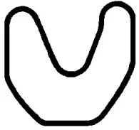 001.393 ELRING Прокладка, крышка головки цилиндра 001.393 ELRING Прокладка, крышка головки цилиндра