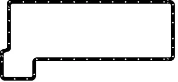 001.652 ELRING Прокладка, масляный поддон 001.652 ELRING Прокладка, масляный поддон