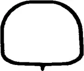 874.301 ELRING Прокладка, впускной коллектор 874.301 ELRING Прокладка, впускной коллектор