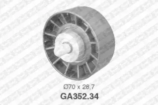 GA352.34 SNR Паразитный / ведущий ролик, поликлиновой ремень GA352.34 SNR Паразитный / ведущий ролик, поликлиновой ремень