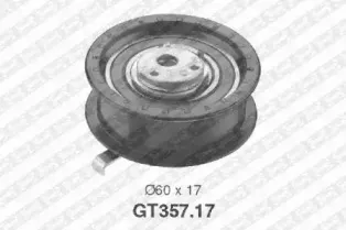 GT357.17 SNR Натяжной ролик, ремень ГРМ GT357.17 SNR Натяжной ролик, ремень ГРМ