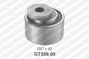 GT359.00 SNR Натяжной ролик, ремень ГРМ GT359.00 SNR Натяжной ролик, ремень ГРМ