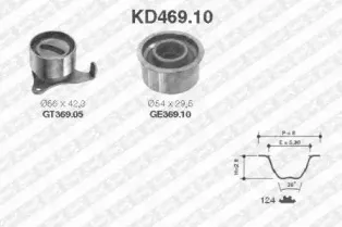 KD469.10 SNR Комплект ремня ГРМ KD469.10 SNR Комплект ремня ГРМ
