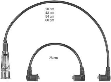 ZE590 BERU Комплект проводов зажигания ZE590 BERU Комплект проводов зажигания