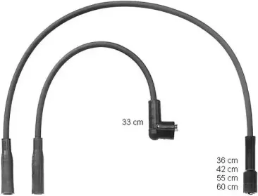 ZEF1052 BERU Комплект проводов зажигания ZEF1052 BERU Комплект проводов зажигания