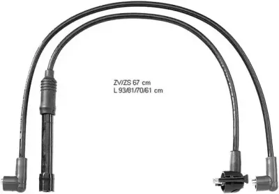ZEF1131 BERU Комплект проводов зажигания ZEF1131 BERU Комплект проводов зажигания