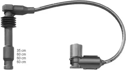 ZEF1160 BERU Комплект проводов зажигания ZEF1160 BERU Комплект проводов зажигания