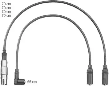ZEF1199 BERU Комплект проводов зажигания ZEF1199 BERU Комплект проводов зажигания
