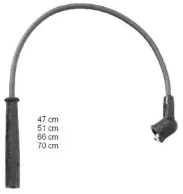 ZEF1373 BERU Комплект проводов зажигания ZEF1373 BERU Комплект проводов зажигания