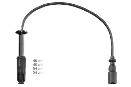 ZEF1450 BERU Комплект проводов зажигания ZEF1450 BERU Комплект проводов зажигания