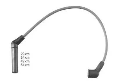 ZEF1519 BERU Комплект проводов зажигания ZEF1519 BERU Комплект проводов зажигания