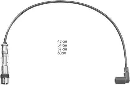 ZEF1629 BERU Комплект проводов зажигания ZEF1629 BERU Комплект проводов зажигания