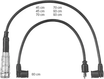 ZEF473 BERU Комплект проводов зажигания ZEF473 BERU Комплект проводов зажигания