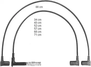 ZEF597 BERU Комплект проводов зажигания ZEF597 BERU Комплект проводов зажигания