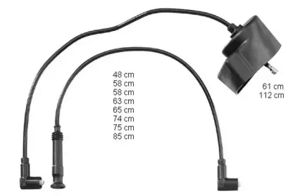 ZEF970 BERU Комплект проводов зажигания ZEF970 BERU Комплект проводов зажигания