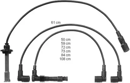 ZEF985 BERU Комплект проводов зажигания ZEF985 BERU Комплект проводов зажигания