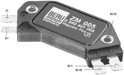 ZM005 BERU Коммутатор, система зажигания ZM005 BERU Коммутатор, система зажигания