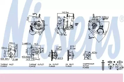 93030 NISSENS Компрессор, наддув 93030 NISSENS Компрессор, наддув
