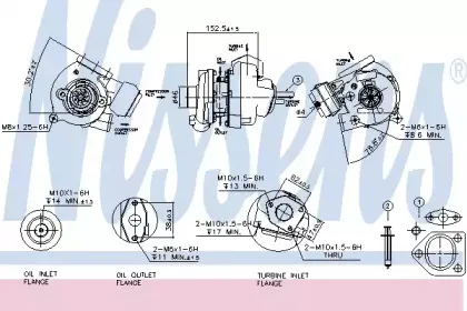 93107 NISSENS Компрессор, наддув 93107 NISSENS Компрессор, наддув