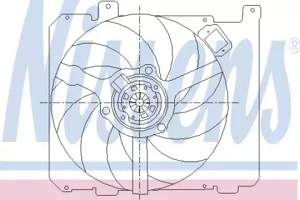 85377 NISSENS Вентилятор, охлаждение двигателя 85377 NISSENS Вентилятор, охлаждение двигателя