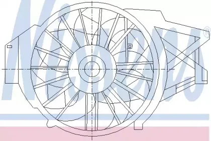 85395 NISSENS Вентилятор, охлаждение двигателя 85395 NISSENS Вентилятор, охлаждение двигателя