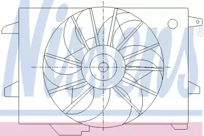 85416 NISSENS Вентилятор, охлаждение двигателя 85416 NISSENS Вентилятор, охлаждение двигателя