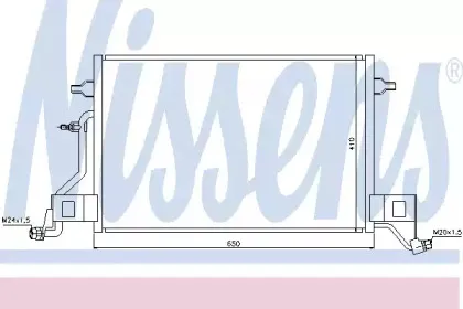 940002 NISSENS Конденсатор, кондиционер 940002 NISSENS Конденсатор, кондиционер