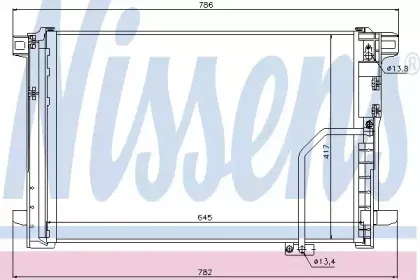 940035 NISSENS Конденсатор, кондиционер 940035 NISSENS Конденсатор, кондиционер