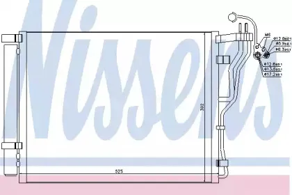 940273 NISSENS Конденсатор, кондиционер 940273 NISSENS Конденсатор, кондиционер