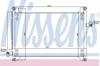 940310 NISSENS Конденсатор, кондиционер 940310 NISSENS Конденсатор, кондиционер