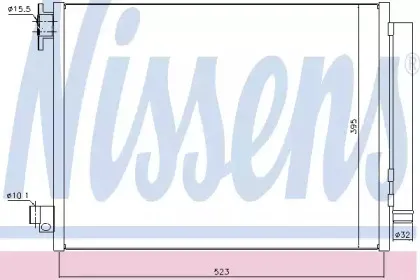 940321 NISSENS Конденсатор, кондиционер 940321 NISSENS Конденсатор, кондиционер