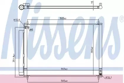 940537 NISSENS Конденсатор, кондиционер 940537 NISSENS Конденсатор, кондиционер