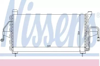 94436 NISSENS Конденсатор, кондиционер 94436 NISSENS Конденсатор, кондиционер