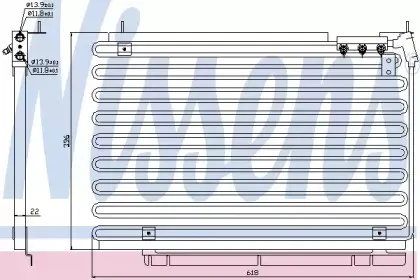 94576 NISSENS Конденсатор, кондиционер 94576 NISSENS Конденсатор, кондиционер
