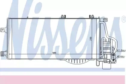 94548 NISSENS Конденсатор, кондиционер 94548 NISSENS Конденсатор, кондиционер