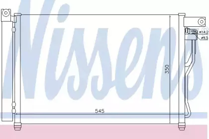 94895 NISSENS Конденсатор, кондиционер 94895 NISSENS Конденсатор, кондиционер
