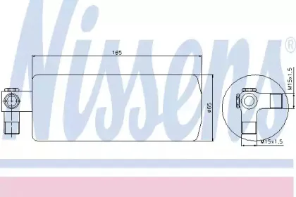 95095 NISSENS Осушитель, кондиционер 95095 NISSENS Осушитель, кондиционер