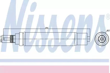 95333 NISSENS Осушитель, кондиционер 95333 NISSENS Осушитель, кондиционер