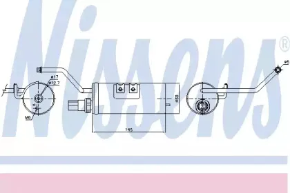 95529 NISSENS Осушитель, кондиционер 95529 NISSENS Осушитель, кондиционер