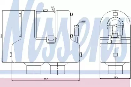 71905 NISSENS Теплообменник, отопление салона 71905 NISSENS Теплообменник, отопление салона