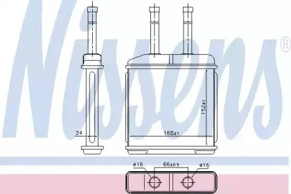 76506 NISSENS Теплообменник, отопление салона 76506 NISSENS Теплообменник, отопление салона