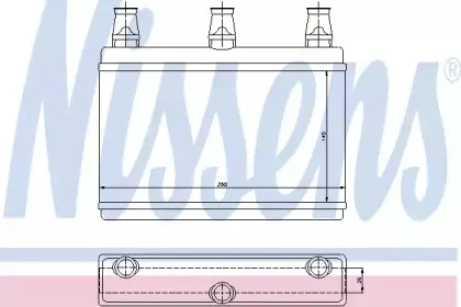 70522 NISSENS Теплообменник, отопление салона 70522 NISSENS Теплообменник, отопление салона