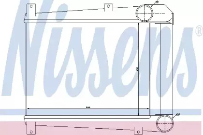 96946 NISSENS Интеркулер 96946 NISSENS Интеркулер