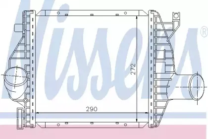 96843 NISSENS Интеркулер 96843 NISSENS Интеркулер