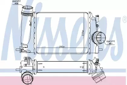 961120 NISSENS Интеркулер 961120 NISSENS Интеркулер