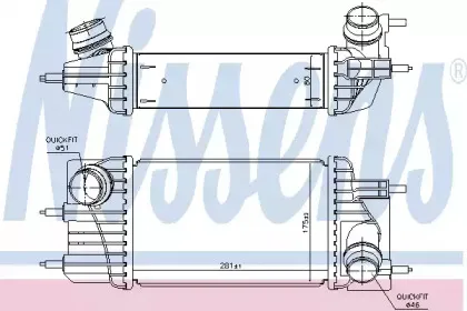 961433 NISSENS Интеркулер 961433 NISSENS Интеркулер